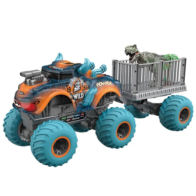 KTX-081811 6x6 Remote Control Monster Truck Stunt Car - 1/16 Scale Electric Vehicle for Ages 5+