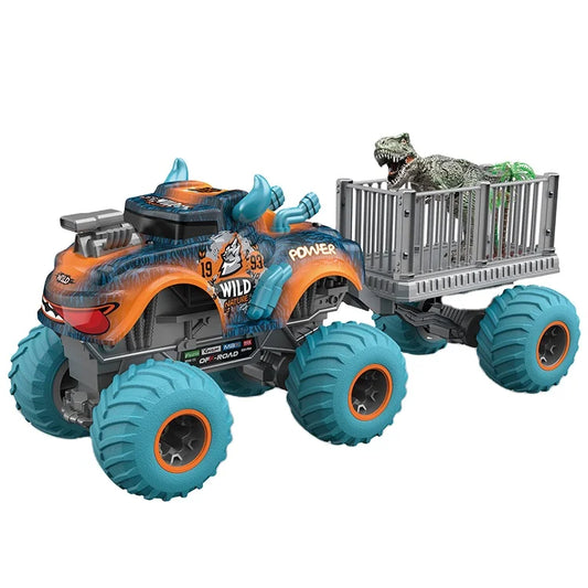 KTX-081811 6x6 Remote Control Monster Truck Stunt Car - 1/16 Scale Electric Vehicle for Ages 5+