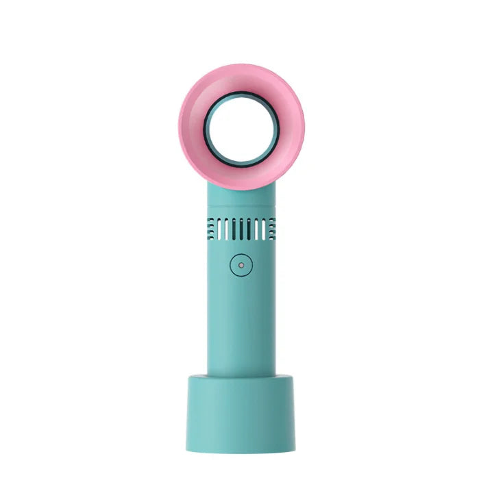 KTX-704915 Portable Rechargeable Leafless USB Bladeless Mini Handheld Fan for Cooling and Air Circulation