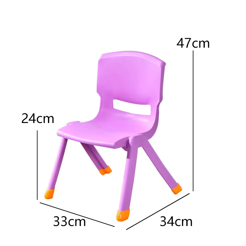 KTX-972499 Durable Plastic Stacking Chair for Children - Ideal for Schools, Daycares and Nurseries
