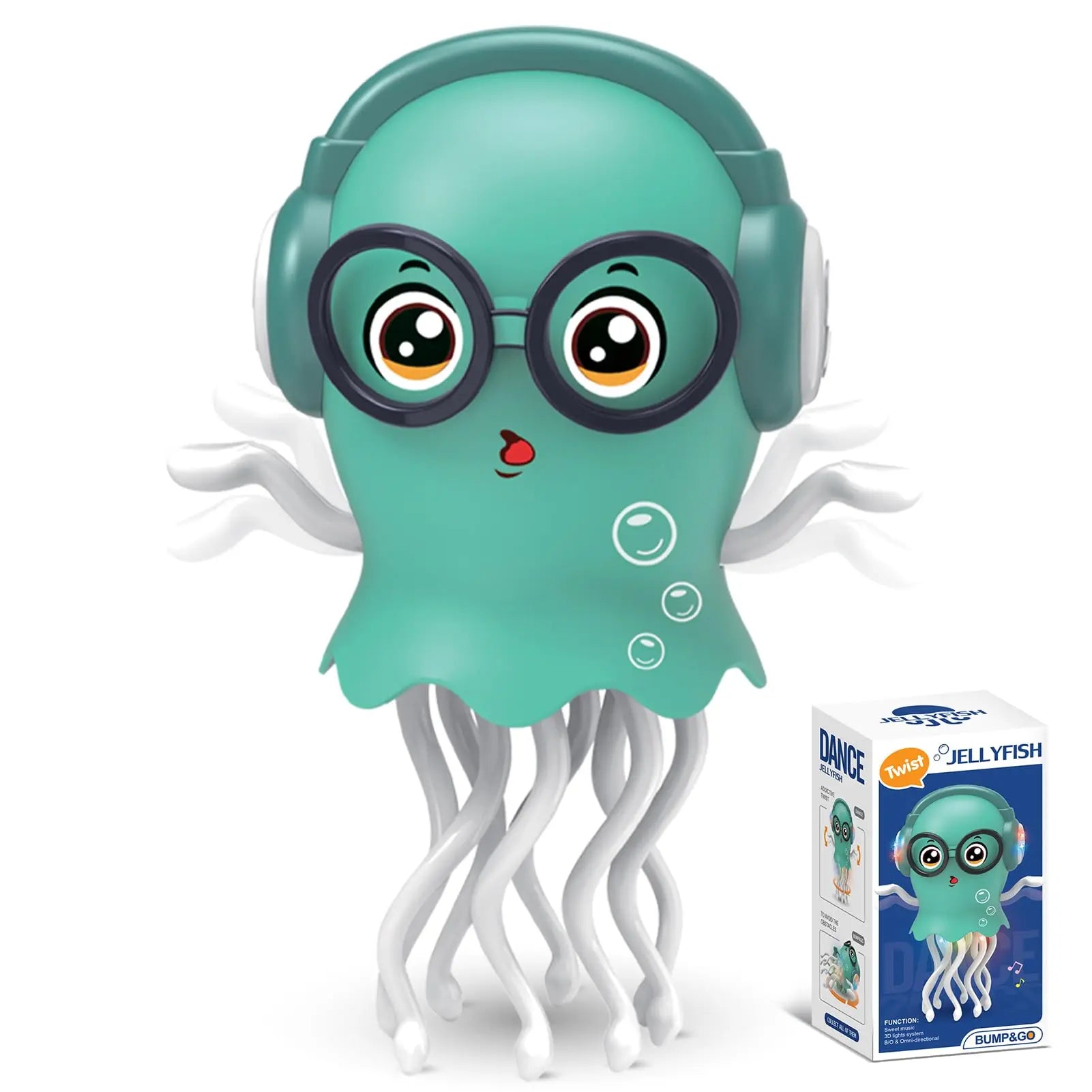 KTX-018579 Dancing Octopus Toy with Auto-Sensing and Obstacle Avoidance for Kids aged 5-7
