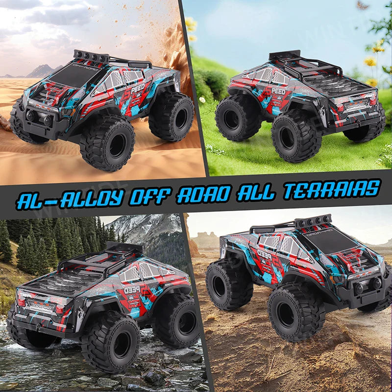 KTX-574483 High-Speed 4WD 27MHZ RC Drift Car with PVC Shell, Lights, and Camera, Ready-to-Go Racing Toy for Boys