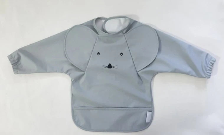 KTX-654547 Hot Selling Waterproof Baby Bibs Children's Smocked Clothing With Pocket Play Lace Baby Bibs