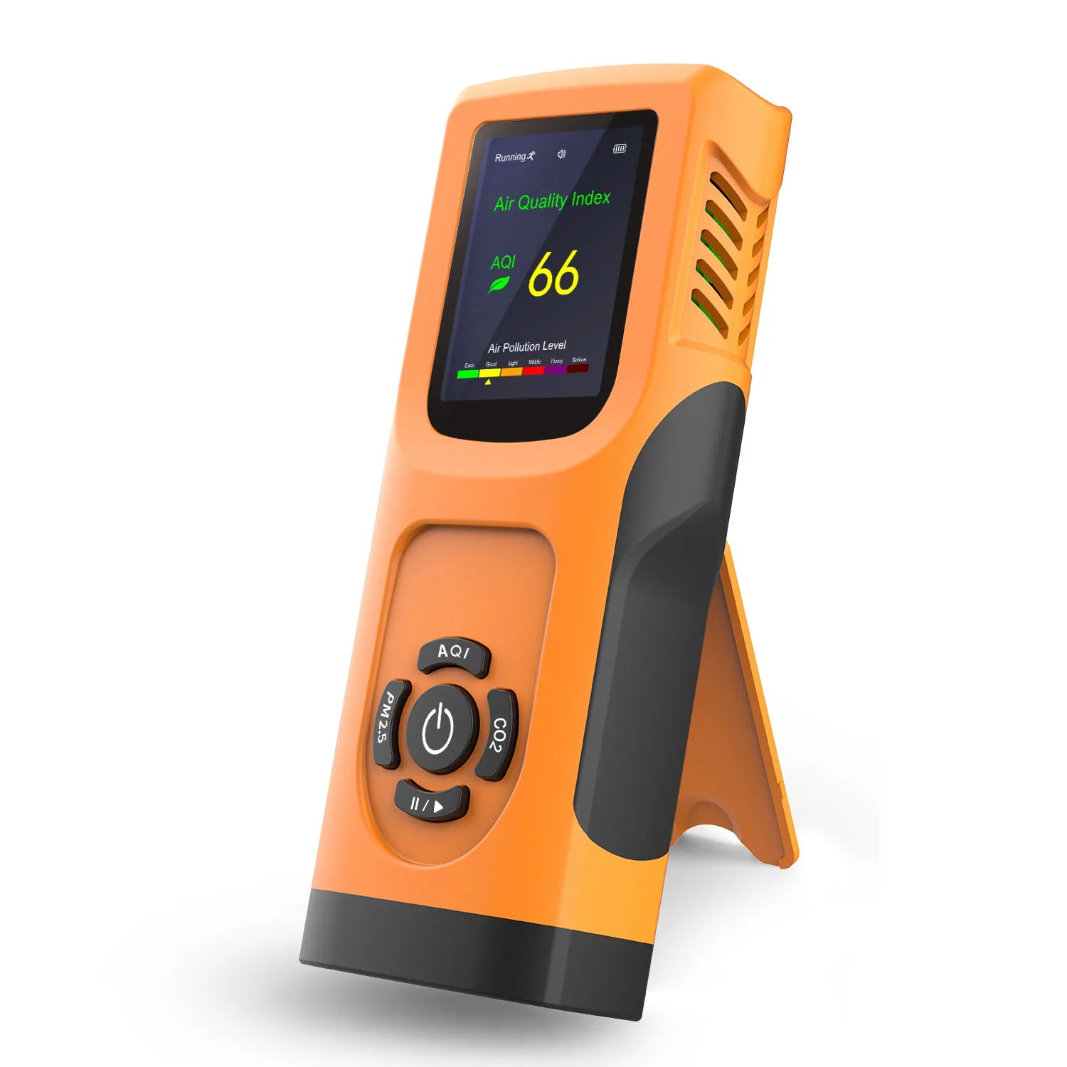 KTX-504019 Portable Multi-Function Air Quality Monitor for CO2, TVOC, PM2.5, and PM10 Detection