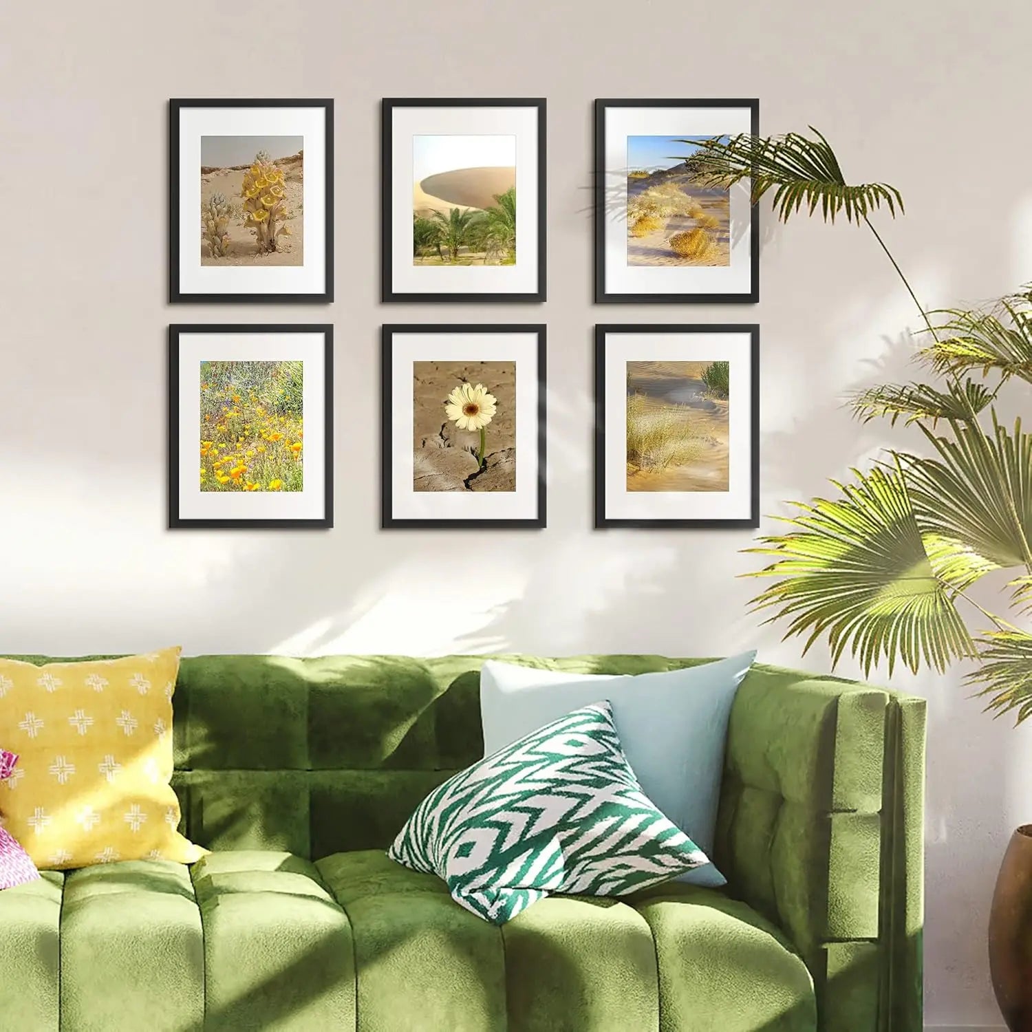 KTX-702611 A4 Black Decorative Wall Photo Frame - Custom MDF Size for Elegant Home Decoration