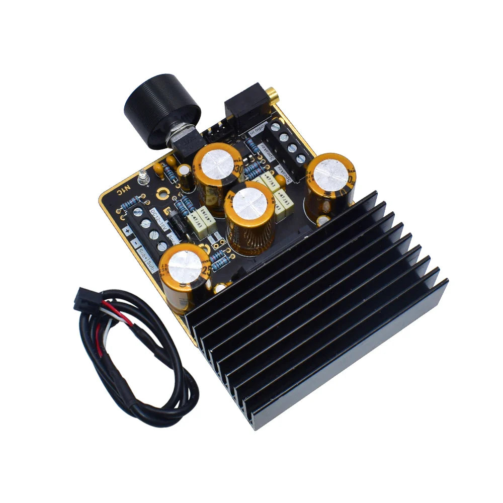 KTX-793491 2.1 Channel Class AB Amplifier Board, 2x80W + 120W High Power Vehicle Digital Amplifier for Pure Bass Sound