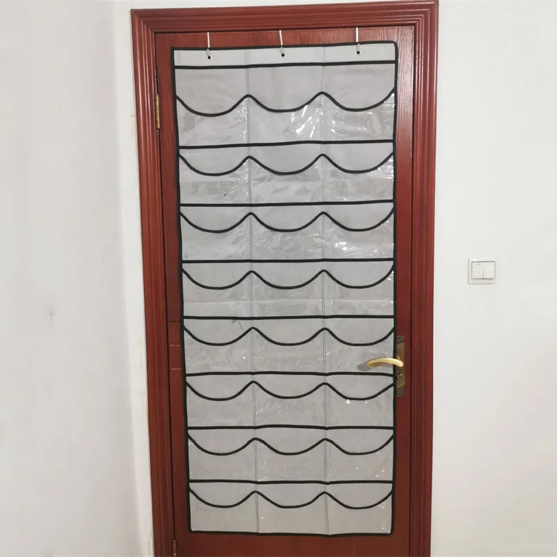 KTX-795027 Over-the-Door Hat Organizer with 24 Slots for Baseball Cap Storage