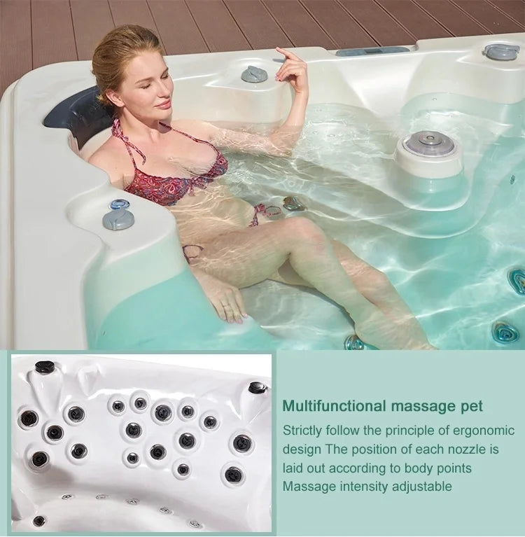 KTX-143251 Balboa Control Outdoor Spa Hot Tub with Jacuzzier Function