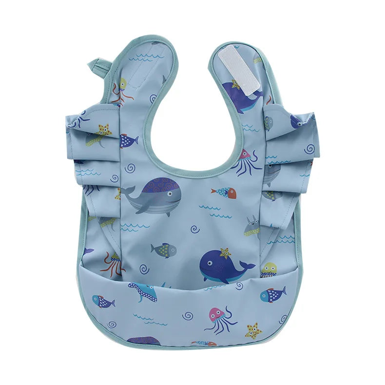 KTX-228563 High Quality OEM PU Baby Bibs for Euro Market
