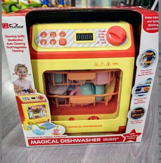 KTX-540563 Toy Cash Register for Kids - EPT Play Money Machine for Supermarket Role-Playing - Age 2 to 13 Years