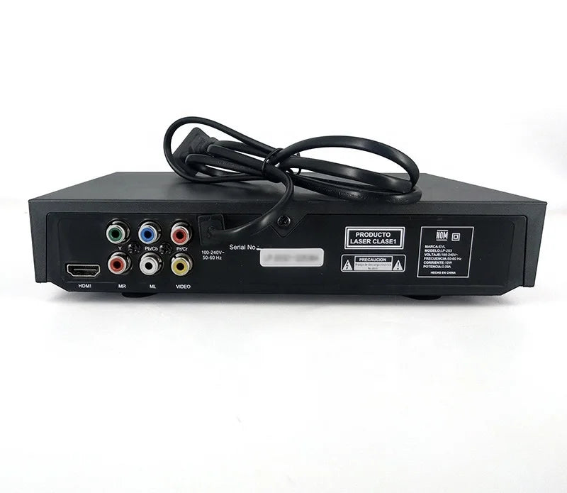 KTX-779987 High-Definition Mini Home Video Player for Blu-ray, DVD, and VCD Playback with Remote Control