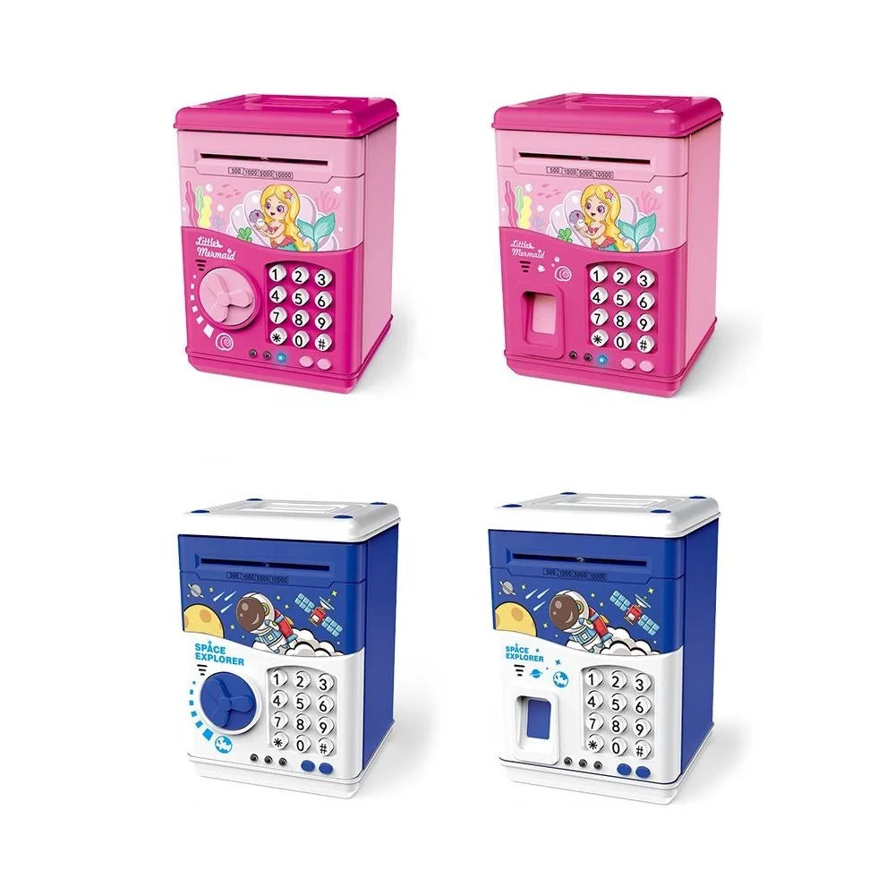 KTX-442259 Digital Password Electronic ATM Piggy Bank for Kids - Safe Plastic Money Saving Box