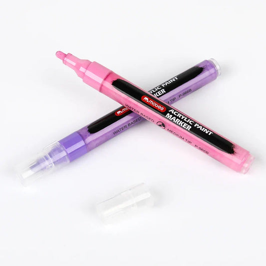 KTX-754899 Custom Logo Large Capacity Water-based Acrylic Paint Marker Set for Student Drawing