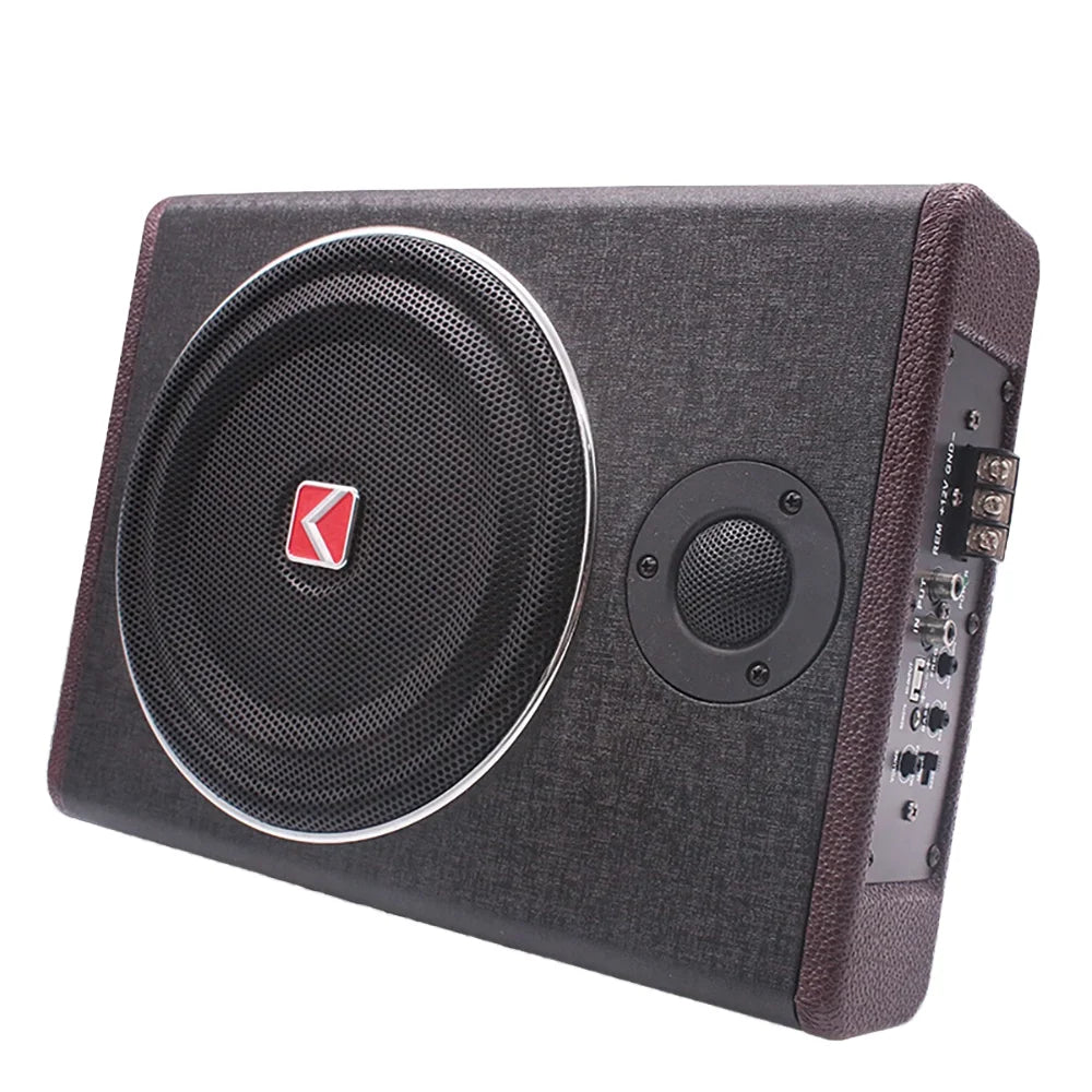 KTX-957971 Super Thin 12V 8 Inch Car Flat Audio Subwoofer 600W Underseat Subwoofer for Enhanced Sound Quality