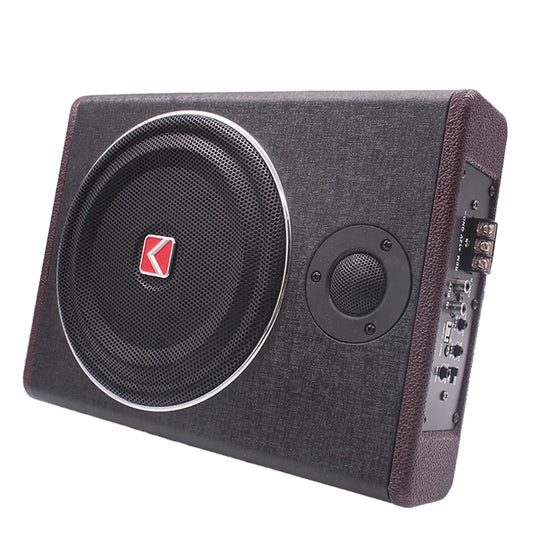 KTX-957971 Super Thin 12V 8 Inch Car Flat Audio Subwoofer 600W Underseat Subwoofer for Enhanced Sound Quality