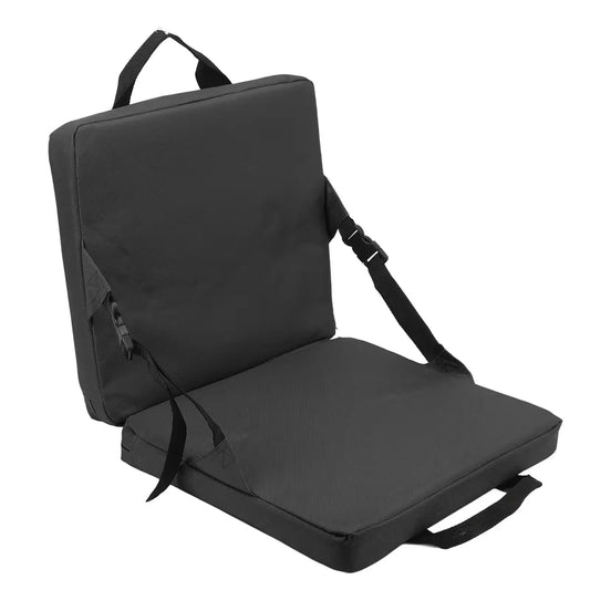 KTX-249939 Portable Foldable Stadium Chair with Cushion for Outdoor Use and Beach Settings