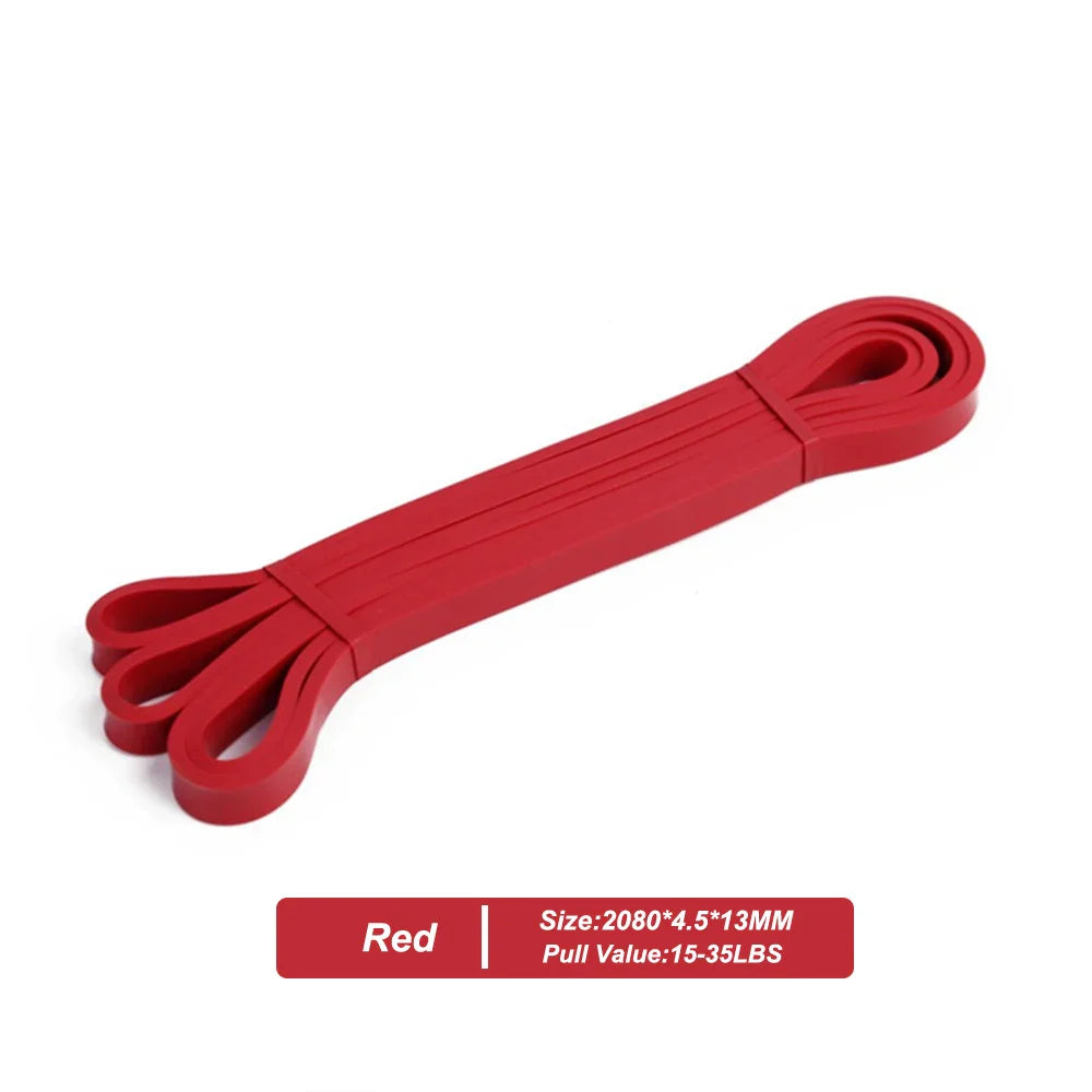 KTX-747731 Heavy Duty Resistance Bands - Set of 5 Exercise Stretch Bands for Fitness Workouts