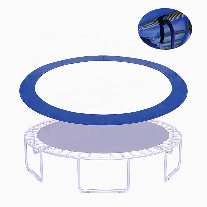 KTX-700307 Outdoor Family Trampoline with Safety Net - 6ft to 16ft Adjustable Size for Kids and Adults