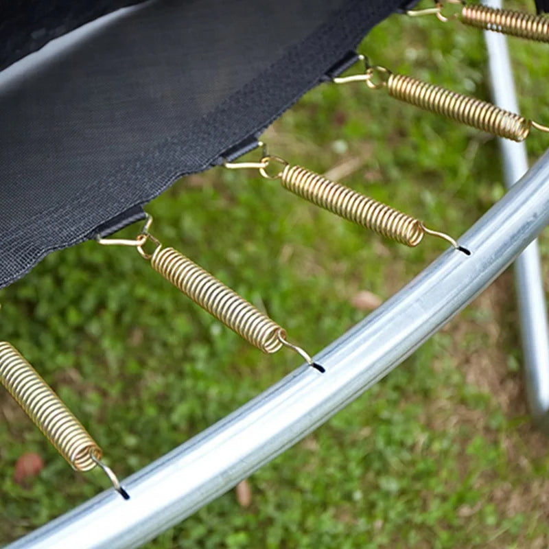 KTX-700307 Outdoor Family Trampoline with Safety Net - 6ft to 16ft Adjustable Size for Kids and Adults