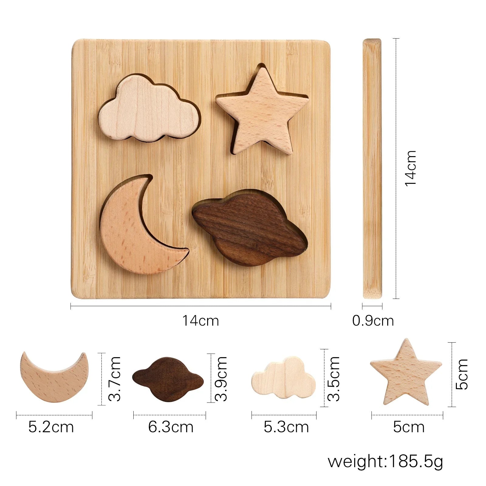 KTX-162771 3D Arabic Wooden Block Toy Set for Preschool Learning - Islamic Educational Toy for Kids