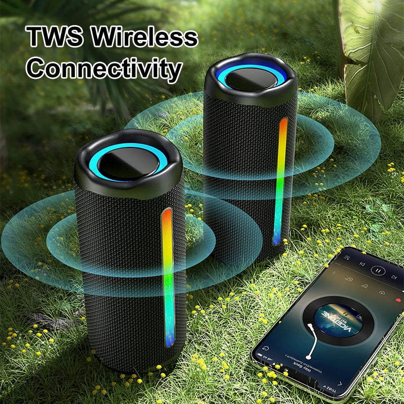 KTX-562451 RGB Bluetooth Wireless Speaker - Portable High-Quality Audio Box for Personal Use