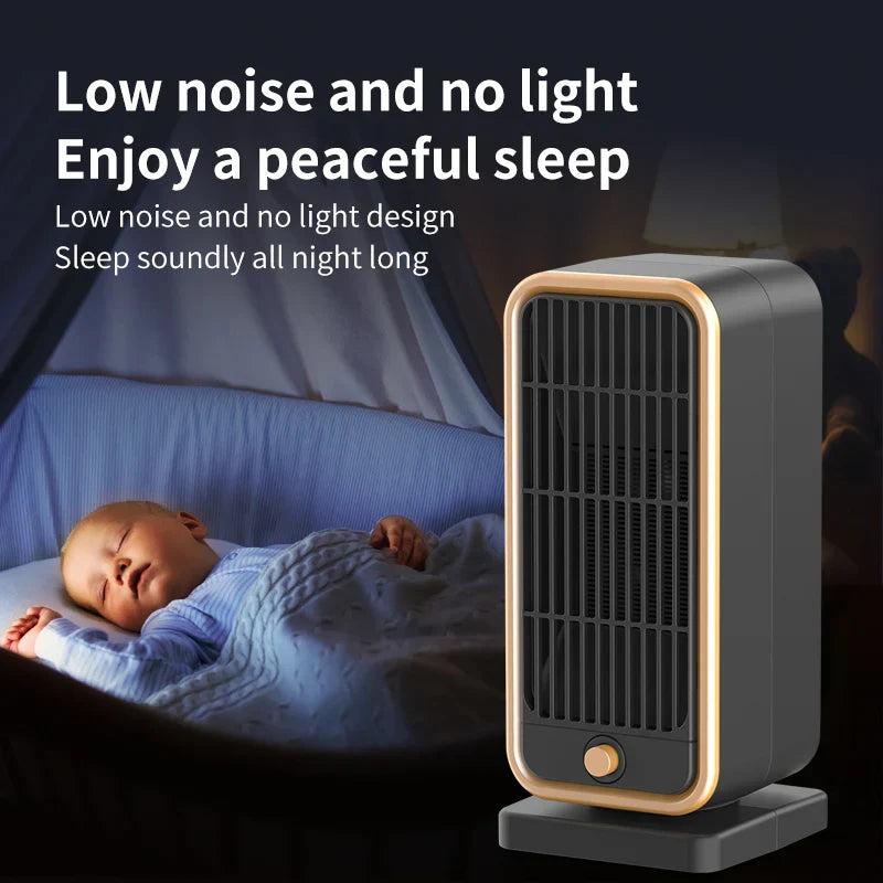 KTX-013651 500W Electric Space Heater for Indoor Use, PTC Fan with 1-Year Warranty