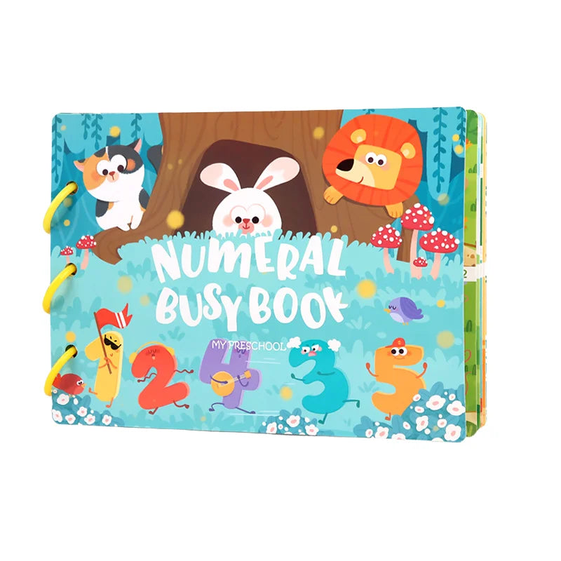 KTX-591059 Sensory Busy Book - Montessori Educational Toy for Early Learning in Toddlers and Preschoolers
