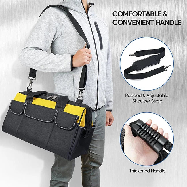 KTX-017939 Durable 1000D Polyester Electrician Tool Bag with Custom Logo Options