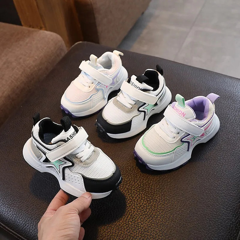 KTX-476051 High Quantity Breathable Kids Comfortable Non slip Walking Sports Casual Shoes Baby Sneakers