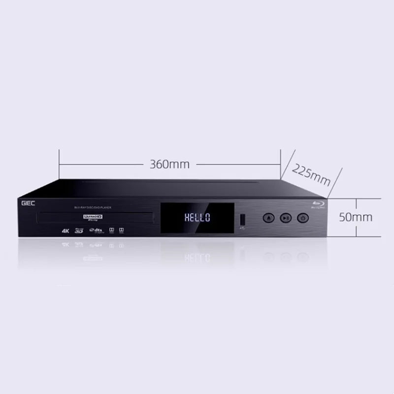 KTX-714451 Ultra HD 4K Blu-Ray and DVD Player with Digital Hard Disk Decoding Functionality