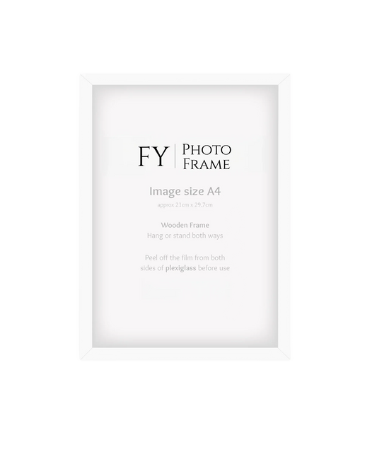 KTX-013331 Nordic Style A3 Photo Frame Kit - A4 Picture Frame for Wall Decoration with Optional Mat