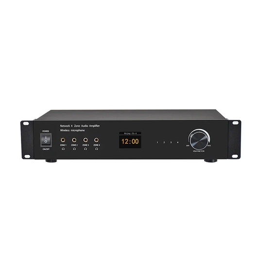KTX-957331 4 Zone PA Matrix Audio Mixer Amplifier for Public Address Systems