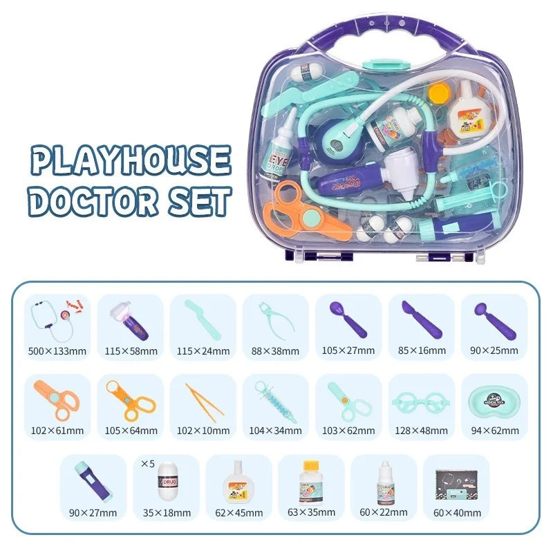 KTX-098771 Kids Doctor Role Play Medical Toy Set for Early Education - Pretend Play Doctor Kit