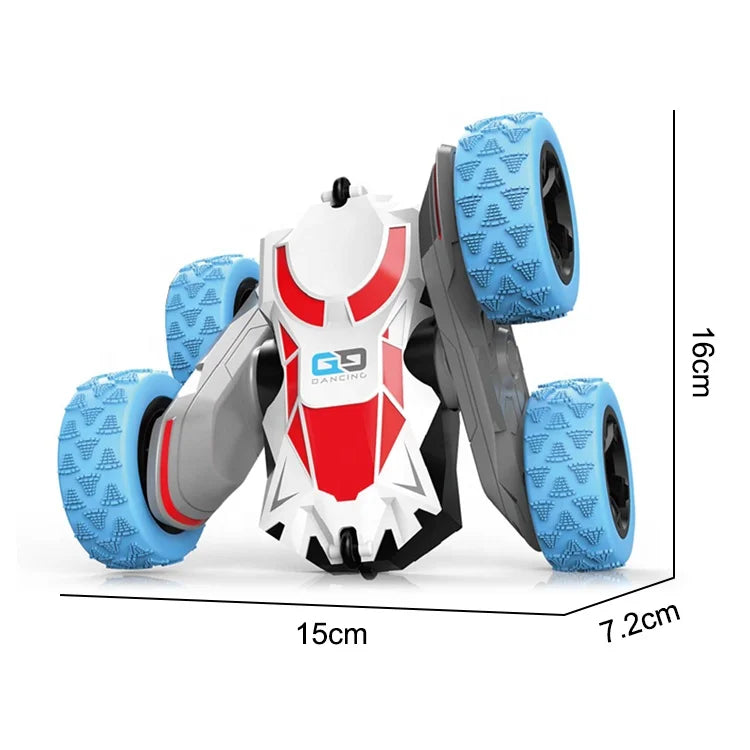 KTX-000467 Twisted Arm RC Stunt Car 1:28 Scale 2.4G 4 Channels 360° Rotation for Kids