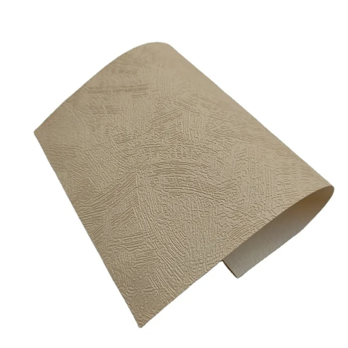 KTX-229203 Modern Gold Textured PVC Vinyl Wallpaper for Bedroom, Fire Resistant Linen Wall Covering