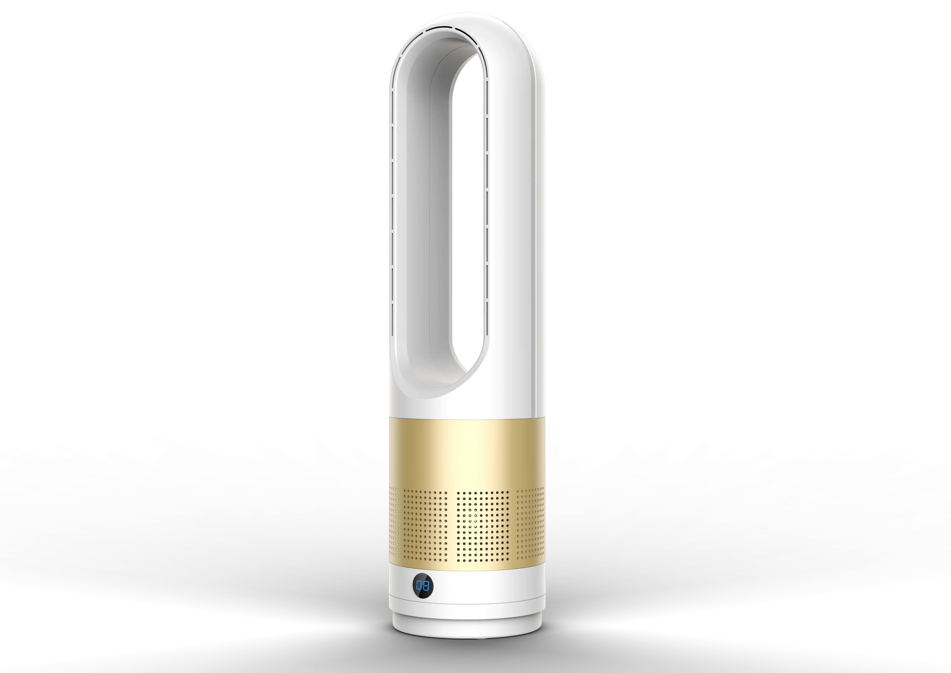 KTX-147859 Bladeless Tower Fan with Remote Control, Low Noise and 8 Speeds for Quiet Cooling