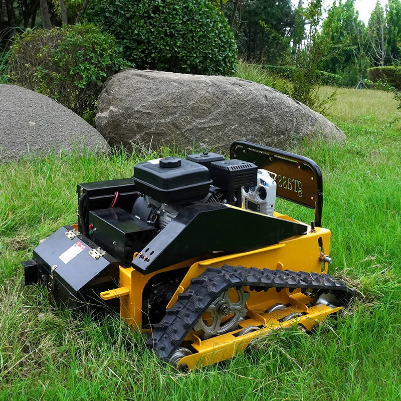 KTX-230675 Remote Control Mini Robotic Lawn Mower - Efficient Grass Cutter for All Terrain Usage