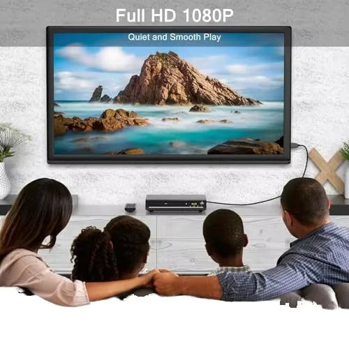 KTX-779987 High-Definition Mini Home Video Player for Blu-ray, DVD, and VCD Playback with Remote Control