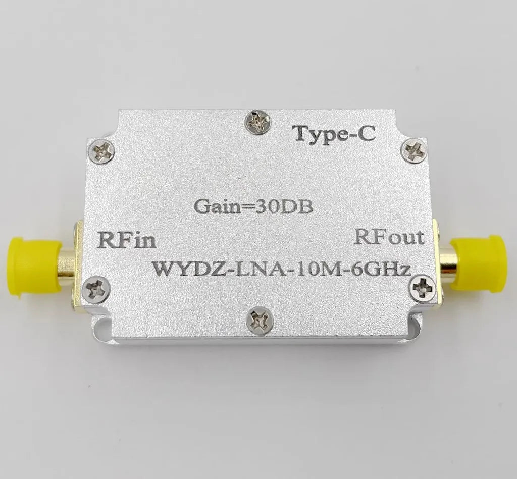 KTX-022867 Low Noise Amplifier 10M-6GHz Gain 30dB Compact RF Signal Receiver Front End