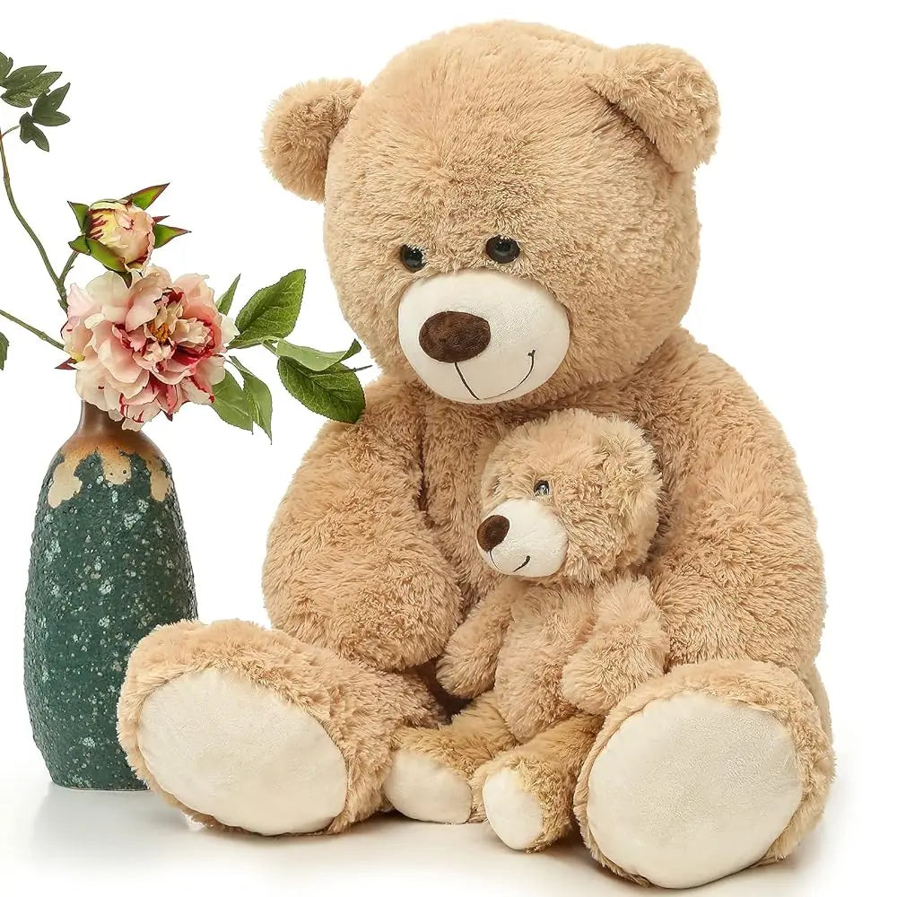 KTX-636499 Giant Purple Tie-Dye Soft Stuffed Teddy Bear Toy for Kids – Perfect Gift for Baby Showers