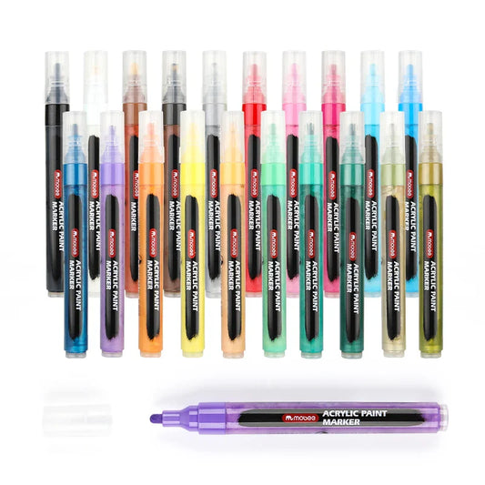 KTX-754899 Custom Logo Large Capacity Water-based Acrylic Paint Marker Set for Student Drawing