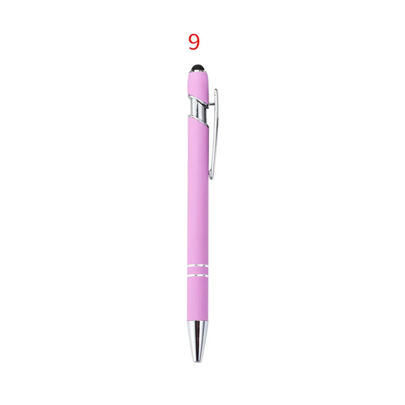 KTX-029395 Custom Multi-Coloured Metal Ballpoint Pen with Stylus for Office and School Use