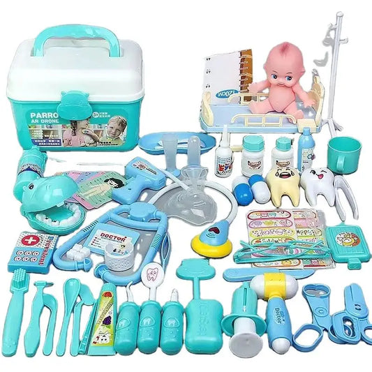 KTX-360915 Educational Doctor Role Play Set for Kids - 38PCS Medical Kit with Plastic Toys