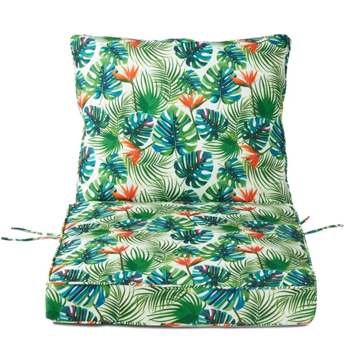 KTX-561811 Outdoor Deep Seat Cushion Set for Patio Furniture - 50 Water-Resistant Polyester Rectangular Cushions