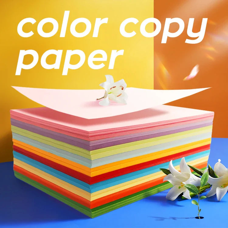 KTX-953811 A4 70gsm Green Coloured Copy Paper for Office Printing, Drawing, and Writing