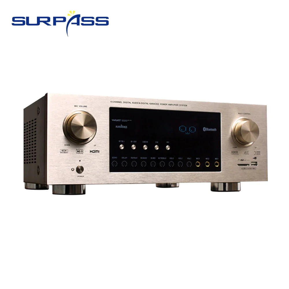 KTX-401427 5.1 Channel Home Theater Amplifier Receiver with High Power Wireless Sound System