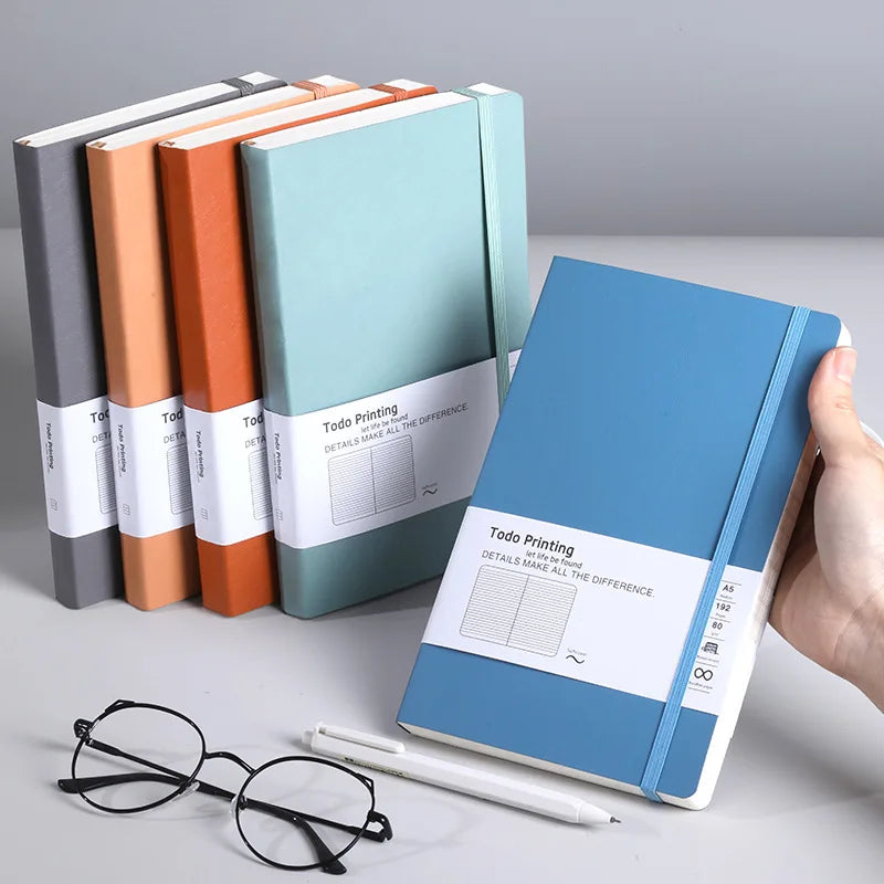 KTX-570643 A5 Hardcover PU Leather Daily Planner Journal Notebook