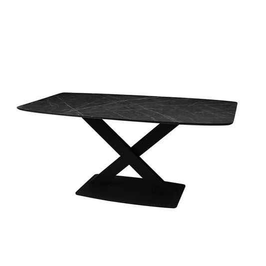 KTX-201875 Stylish Contemporary MDF Dining Table for Home, Hotel, and Restaurant Use