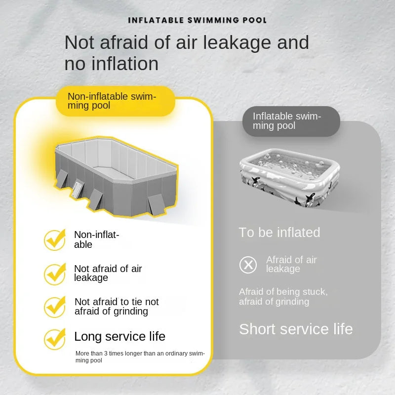 KTX-503699 Large Portable PVC Above Ground Swimming Pool for Outdoor and Children’s Use