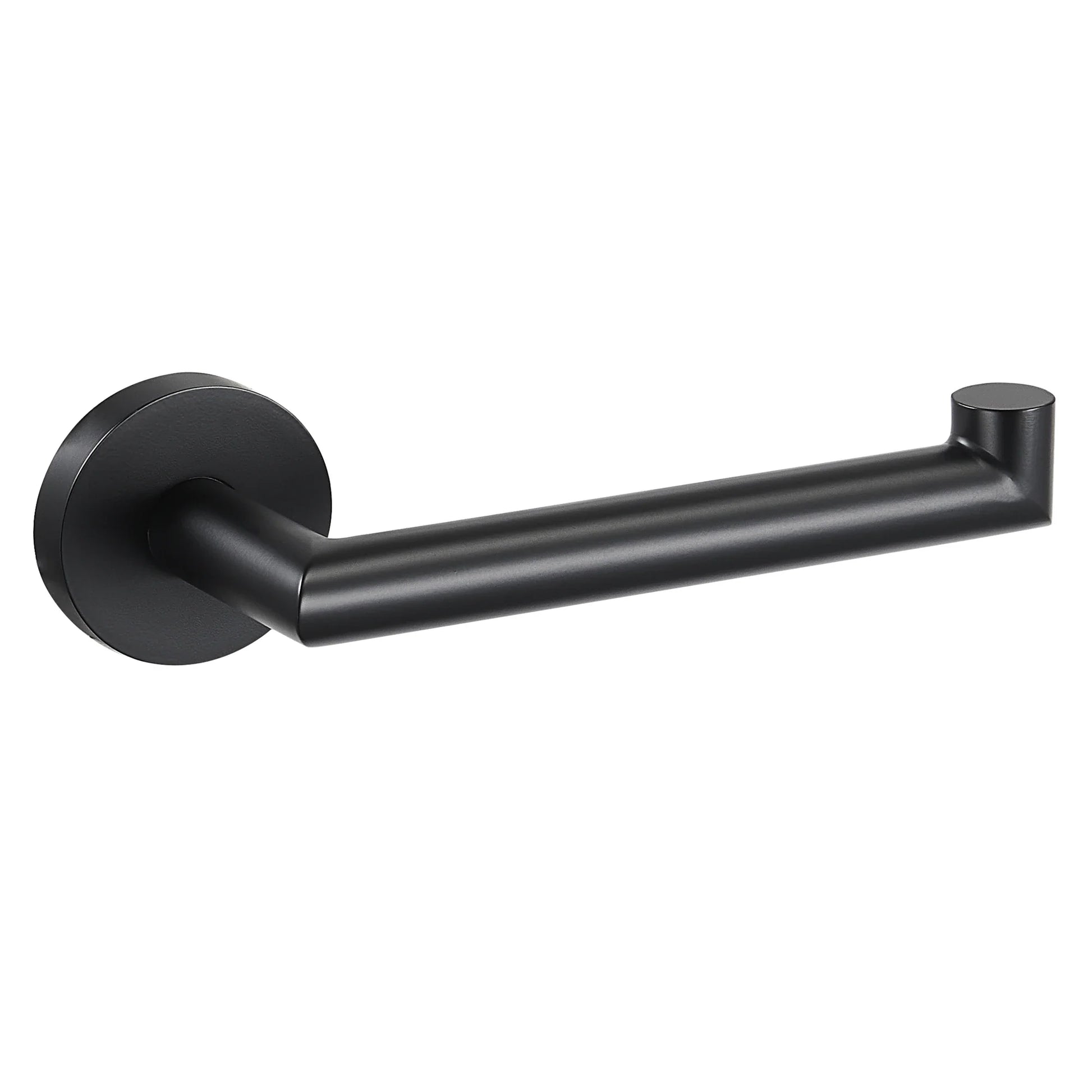 KTX-726867 Matte Black Stainless Steel 304 Bathroom Accessory Set with Towel Rack and Toilet Paper Holder